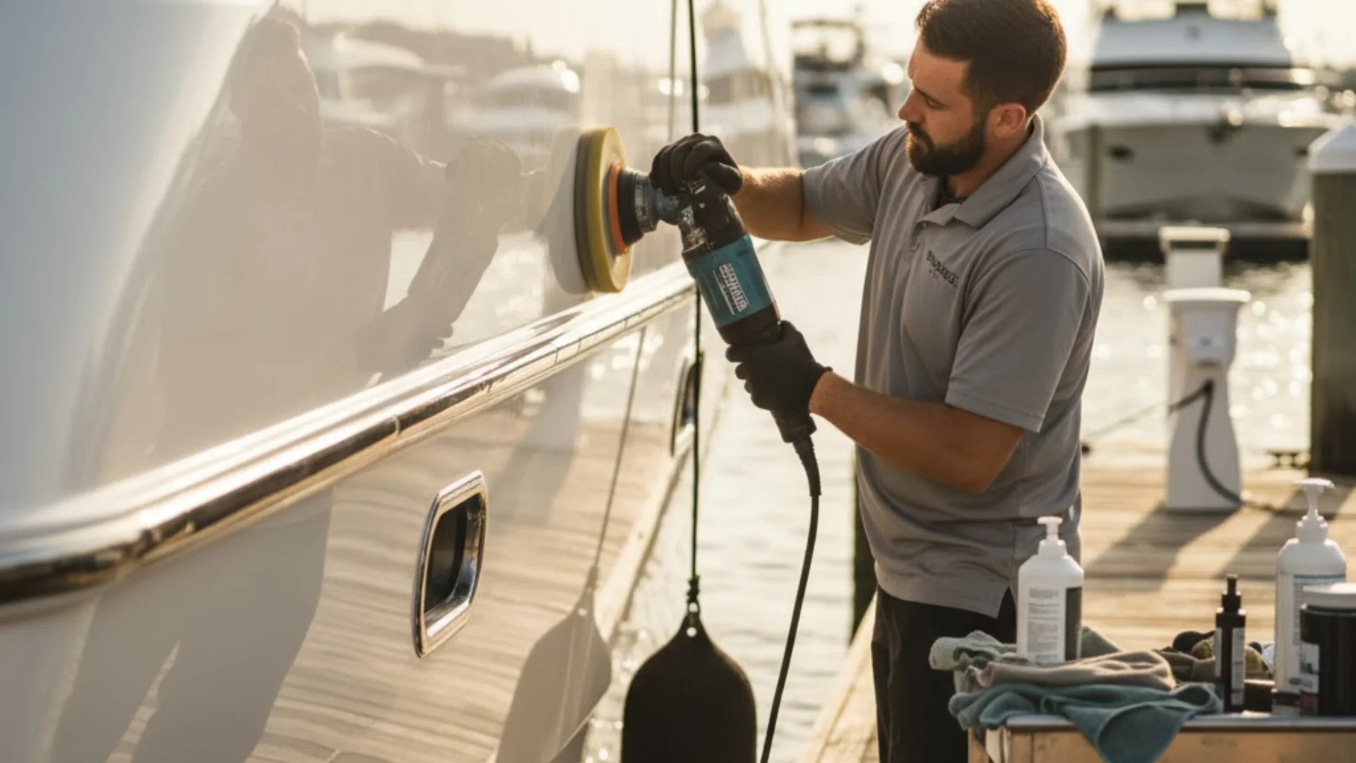 Boat Exterior Detailing