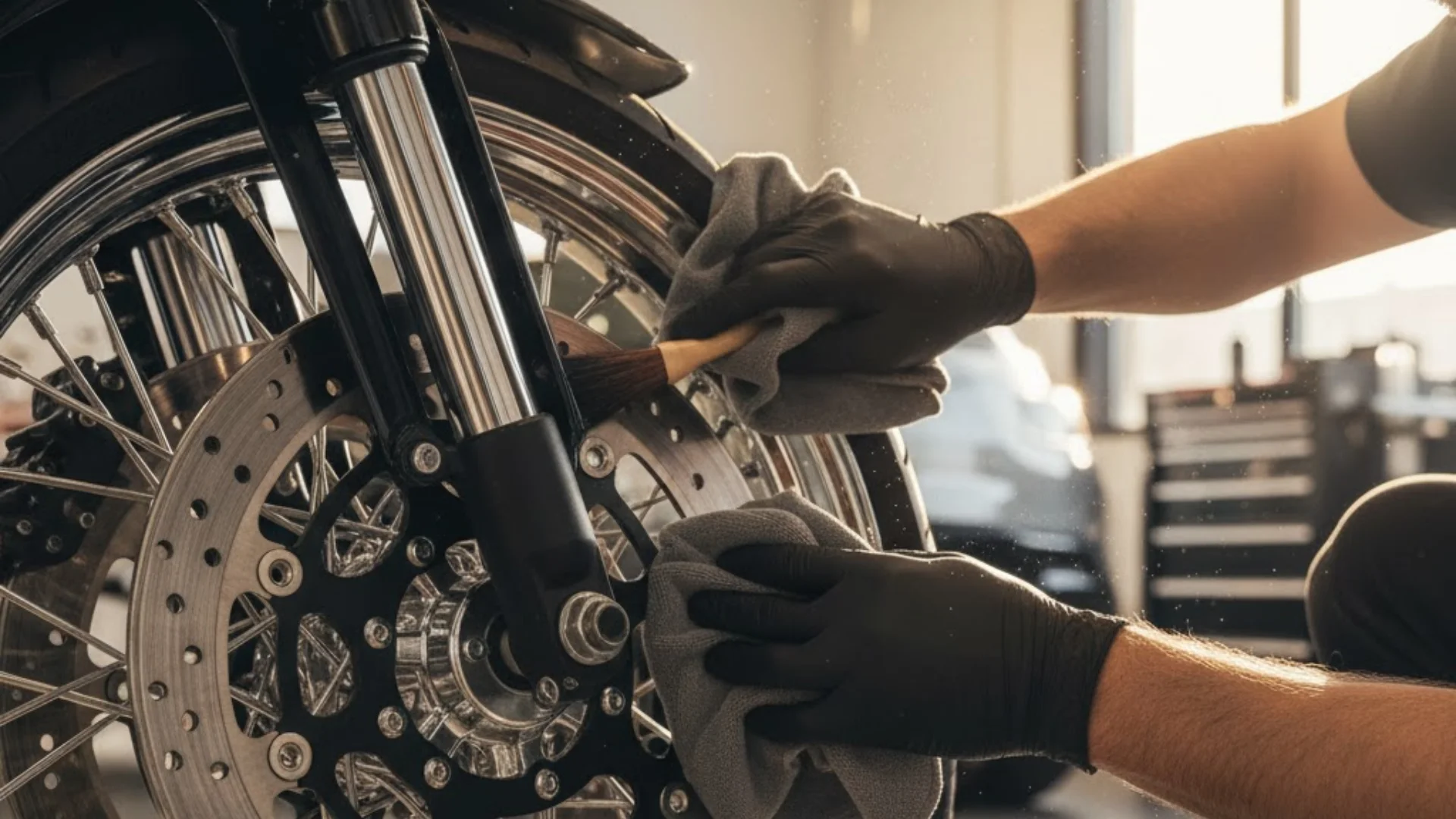 Motorcycle Engine Detailing